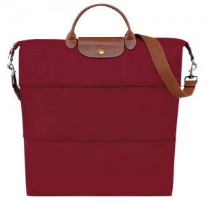 Longchamp Le Pliage Original Travel bag expandable Red | HNLZQCR-61