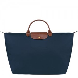 Longchamp Le Pliage Original Travel bag L Navy | JPMSOGK-05