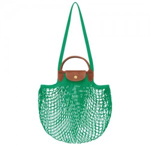 Longchamp Le Pliage filet Top handle bag Green | FXKMIWJ-30