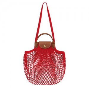 Longchamp Le Pliage filet Top handle bag Red | LWDGISF-16