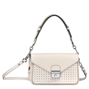 Longchamp Mademoiselle Crossbody bag S Ivory | XNPVKIY-14