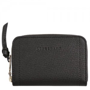 Longchamp Mailbox Coin purse Black | JIMPXCE-93