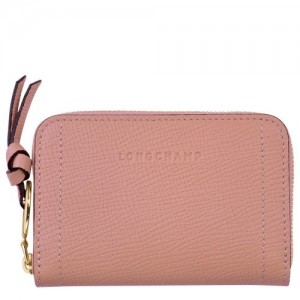 Longchamp Mailbox Coin purse Blush | ZJIOYNL-34