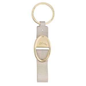 Longchamp Mailbox Key-rings medallion Chalk | XCODMPA-98