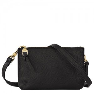 Longchamp Mailbox Pouch Black | GTVLAHJ-15