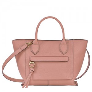 Longchamp Mailbox Top handle bag M Blush | GCMXUBT-34