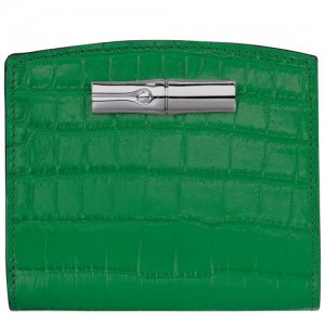 Longchamp Roseau Compact wallet Green | QLRCKFZ-45