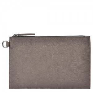 Longchamp Roseau Essential Pouch Grey | TWARUNH-25