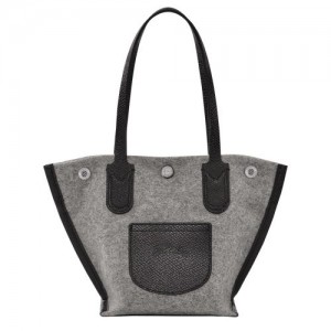 Longchamp Roseau Essential Shopping bag XS Grey | CEKWUXZ-95