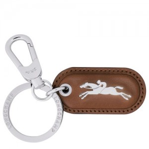 Longchamp Roseau Key ring Cognac | XPWSLRM-23