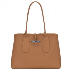 Longchamp Roseau Shoulder bag Natural | IDORTUF-40