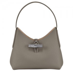 Longchamp Roseau Shoulder bag XS Turtledove | SWCHXYL-86