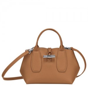 Longchamp Roseau Top handle bag S Natural | NGOMYRJ-86