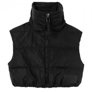 Longchamp Short puffer jacket Black | YANCQKT-80