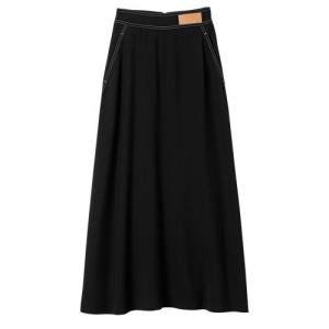 Longchamp Skirt Black | BVEUOSP-79