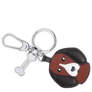 Longchamp Spring/Summer Collection 2022 Dog key ring Cognac | RPQOCAZ-97