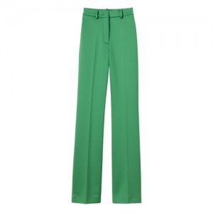 Longchamp Trousers Green | EZNBODR-15