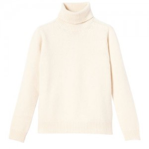 Longchamp Turtleneck sweater Ecru | CORNELS-40