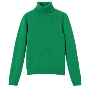 Longchamp Turtleneck sweater Green | OJNGXAQ-82