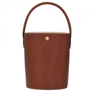 Longchamp epure Bucket bag Brown | OLWDJYF-91