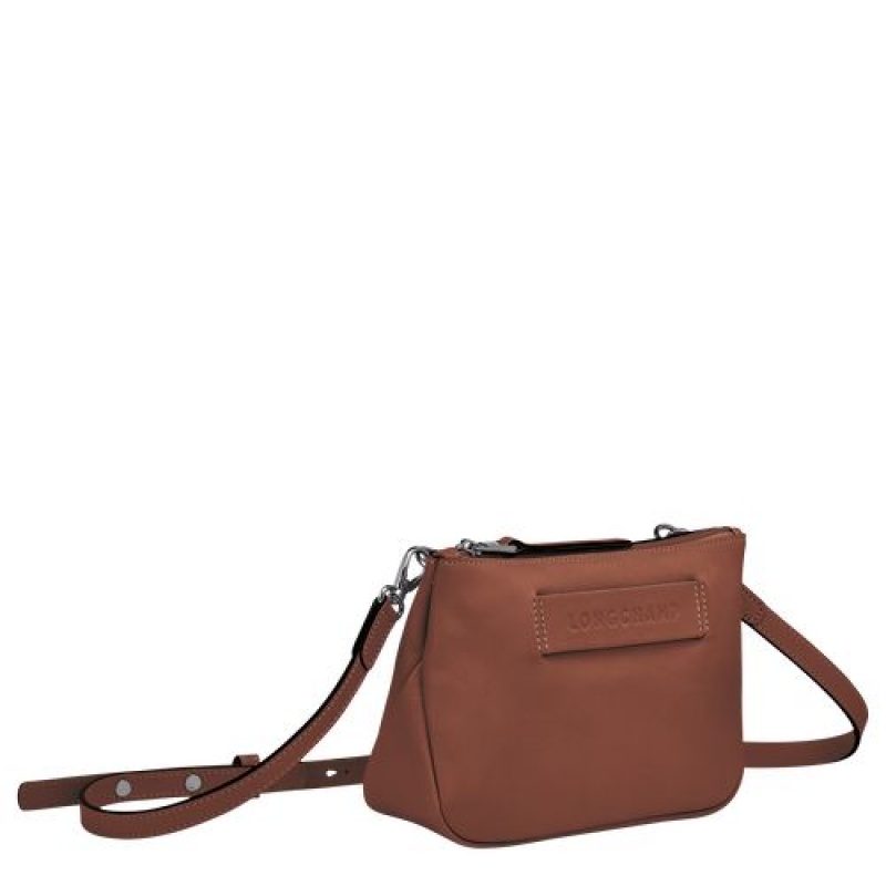 Longchamp 3D Crossbody bag Cognac | ZWAYJIG-28