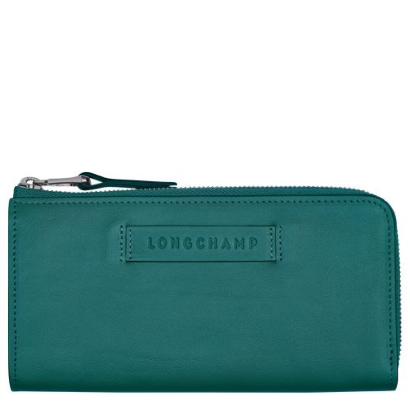 Longchamp 3D Long wallet with zip around Cypress | PRJCWZB-17