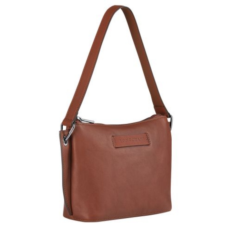 Longchamp 3D Pouch Cognac | IAKTBNO-92