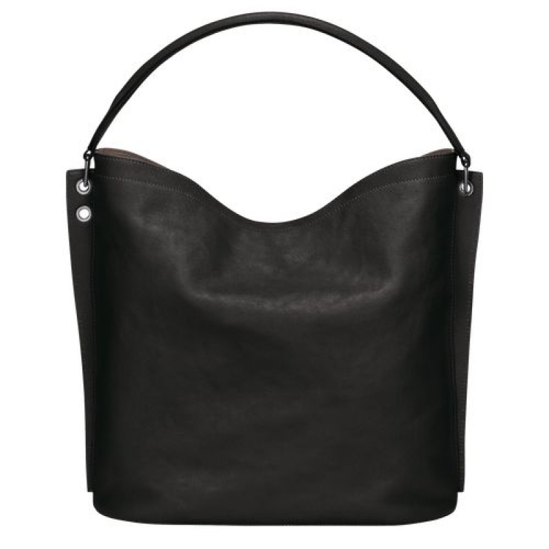 Longchamp 3D Shoulder bag Black | KCVROUJ-78