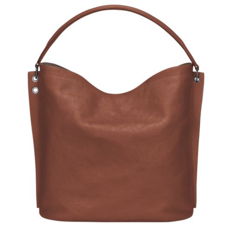 Longchamp 3D Shoulder bag Cognac | YLNFIRK-02