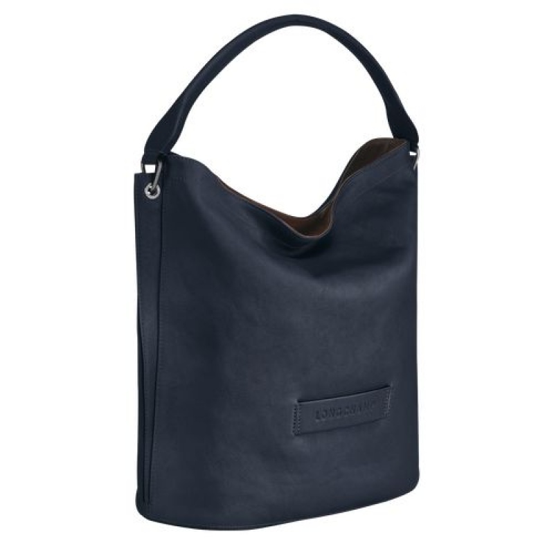 Longchamp 3D Shoulder bag Midnight Blue | JTZBCMP-27