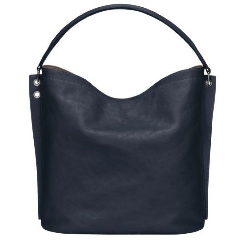 Longchamp 3D Shoulder bag Midnight Blue | JTZBCMP-27