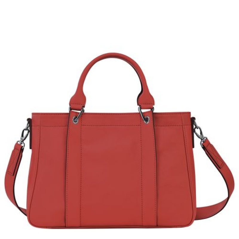 Longchamp 3D Top handle bag S Terracotta | GKHRQEA-79