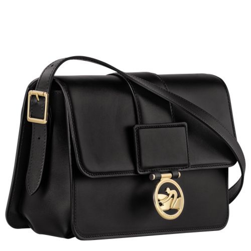 Longchamp Box-Trot Crossbody bag M Black | SOCLNXG-28