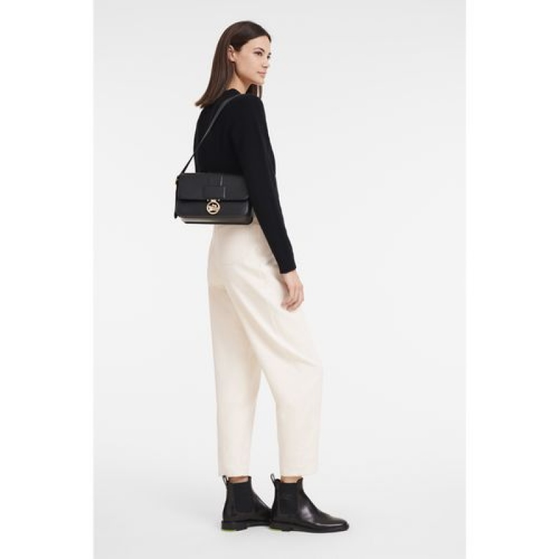 Longchamp Box-Trot Crossbody bag M Black | SOCLNXG-28