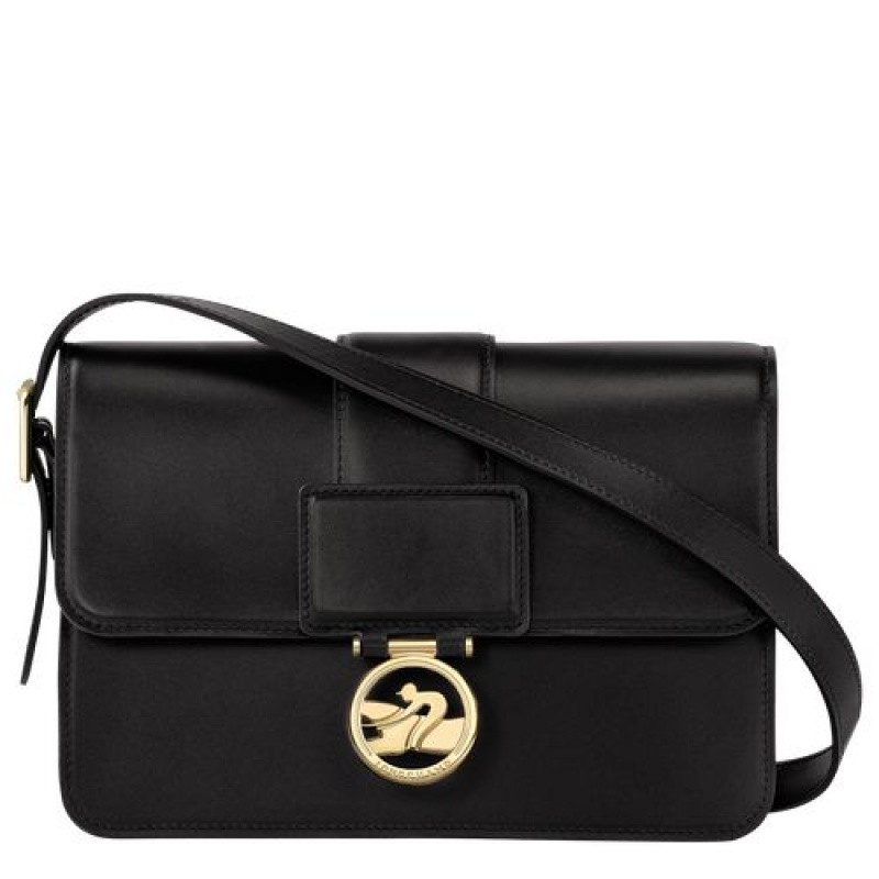 Longchamp Box-Trot Crossbody bag M Black | SOCLNXG-28