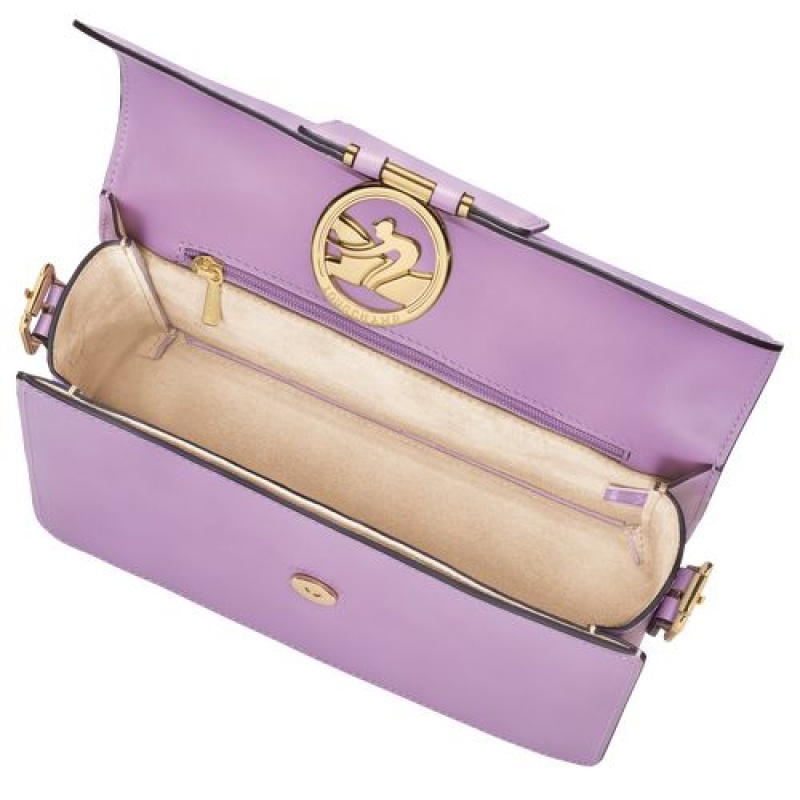 Longchamp Box-Trot Crossbody bag M Lilac | EVZLTCU-92