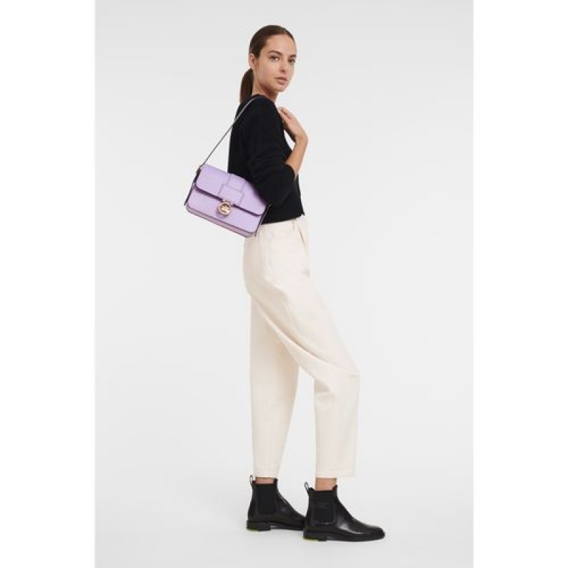 Longchamp Box-Trot Crossbody bag M Lilac | EVZLTCU-92