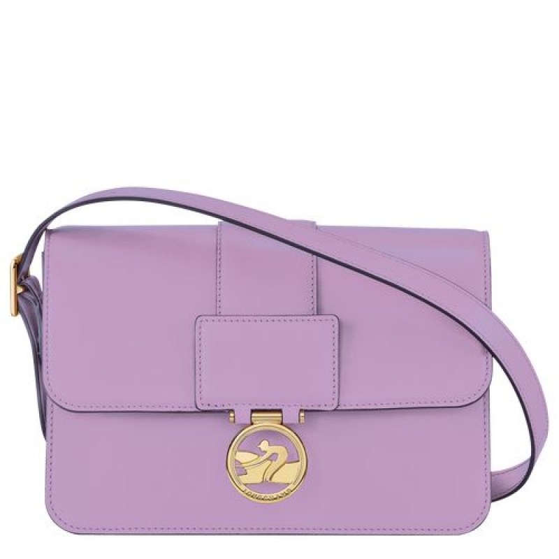 Longchamp Box-Trot Crossbody bag M Lilac | EVZLTCU-92