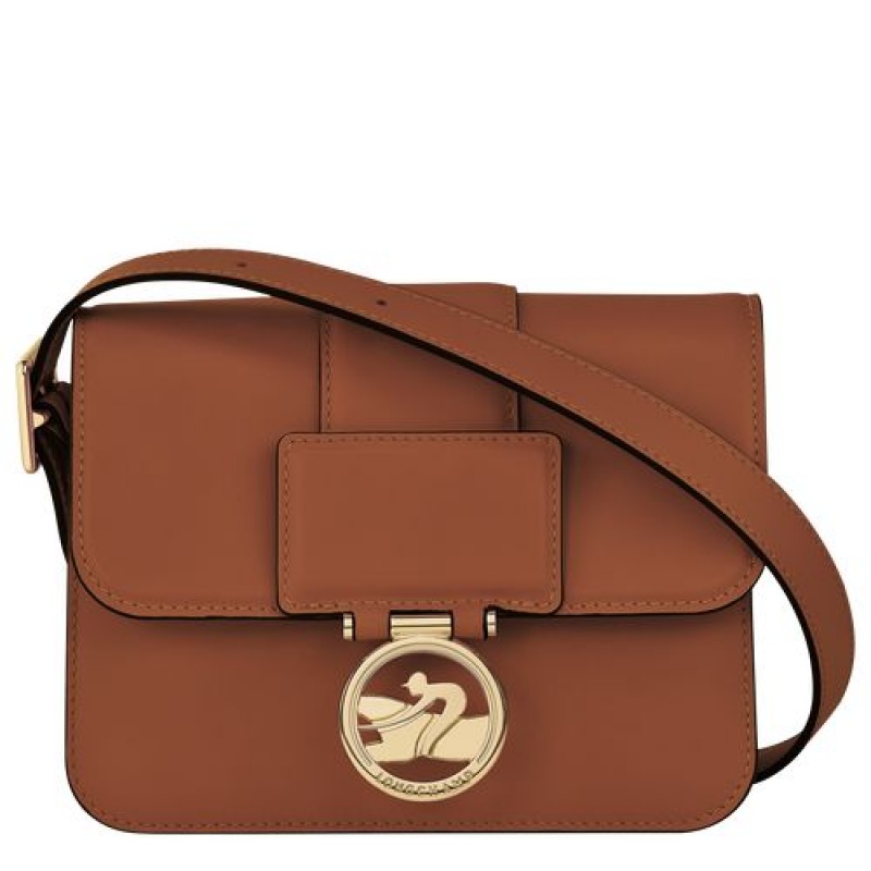 Longchamp Box-Trot Crossbody bag S Cognac | WBORNXU-01