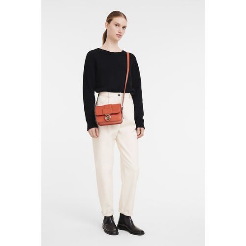 Longchamp Box-Trot Crossbody bag S Orange | PYDNWJV-57