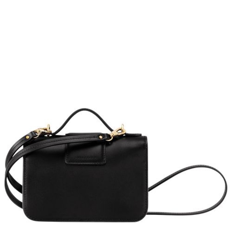 Longchamp Box-Trot Crossbody bag XS Black | YIXGSOH-23