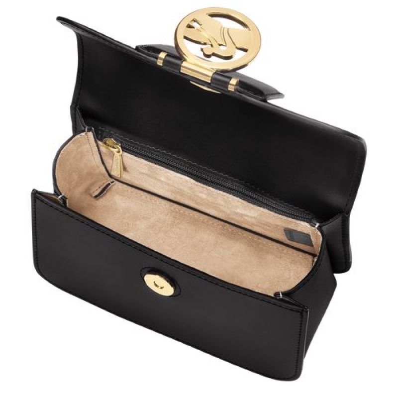 Longchamp Box-Trot Crossbody bag XS Black | YIXGSOH-23