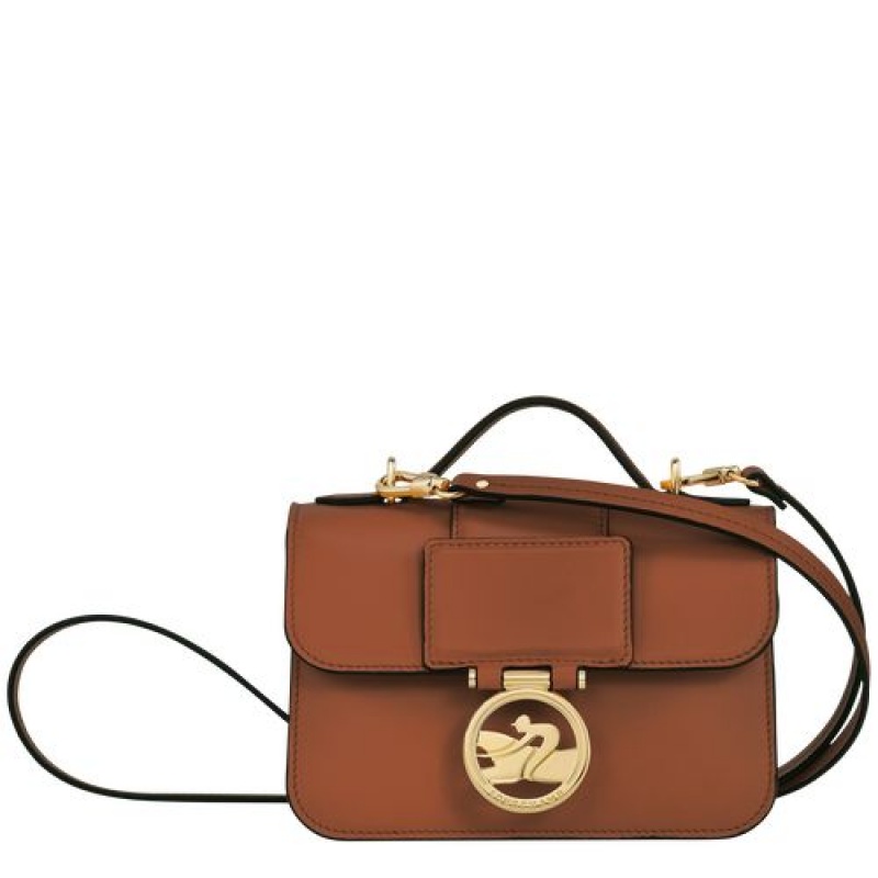 Longchamp Box-Trot Crossbody bag XS Cognac | FECVURL-65