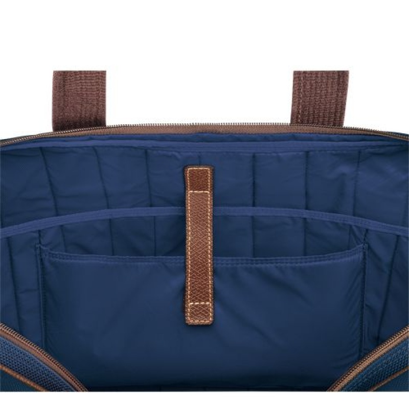 Longchamp Boxford Briefcase L Blue | FJPWOVK-23