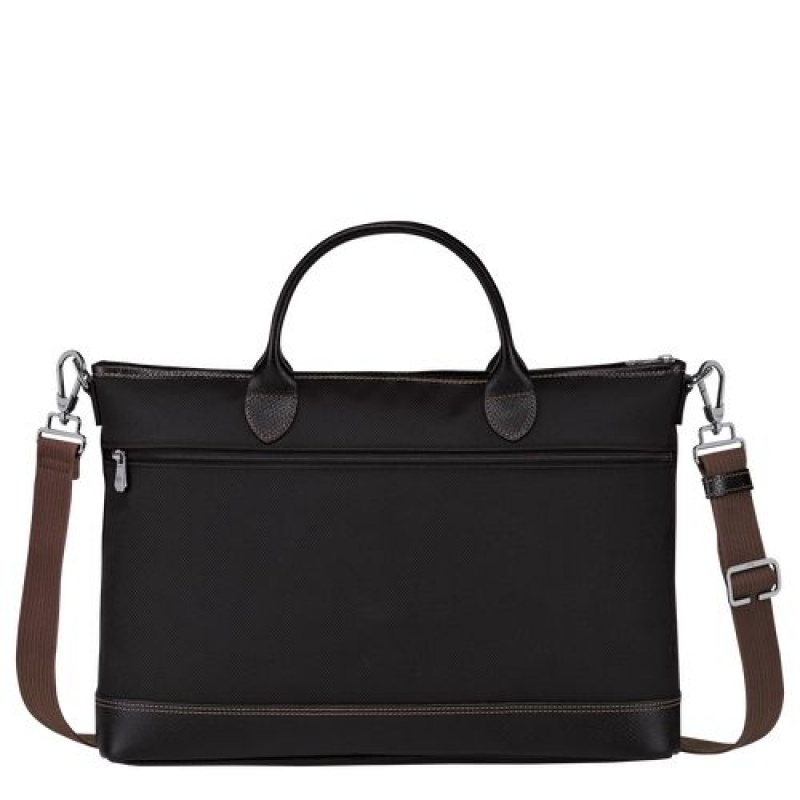 Longchamp Boxford Briefcase S Black | GMNIDRP-16