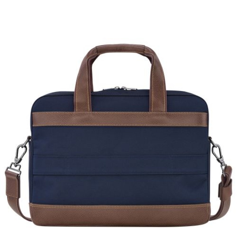 Longchamp Boxford Briefcase S Blue | PDHSCFJ-41