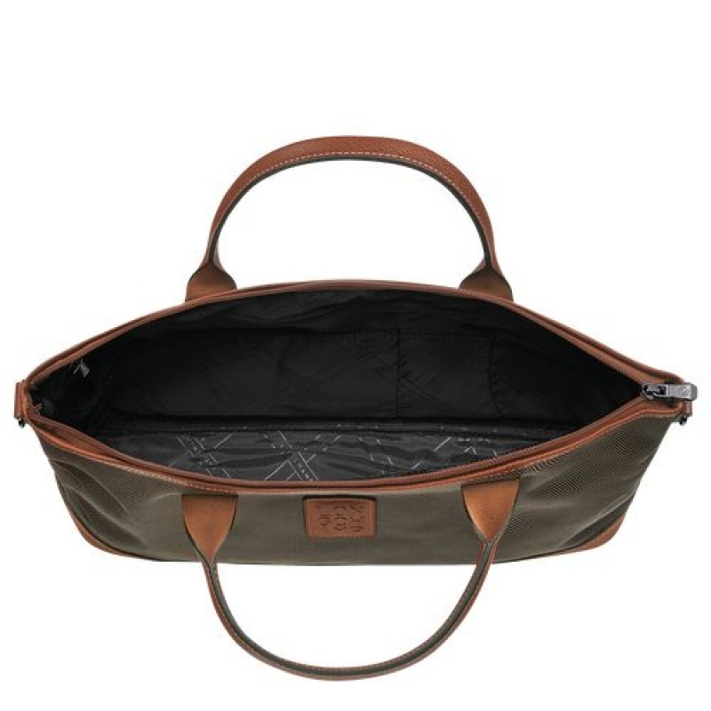 Longchamp Boxford Briefcase S Brown | CWVOAYZ-61