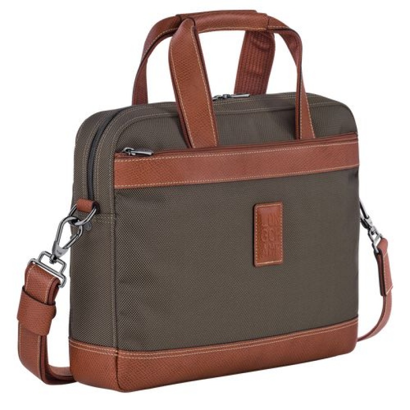 Longchamp Boxford Briefcase S Brown | LMPZWDS-25