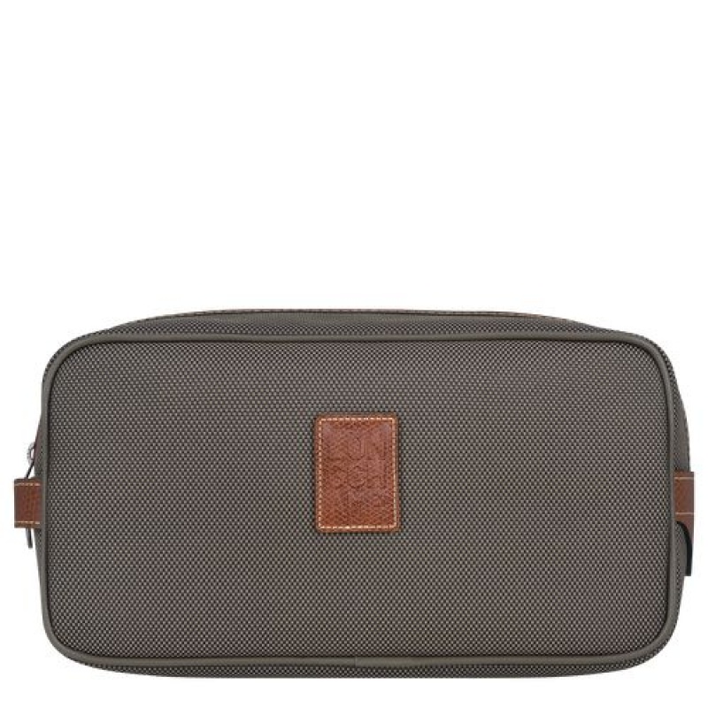 Longchamp Boxford Toiletry case Brown | AGIZTSB-63