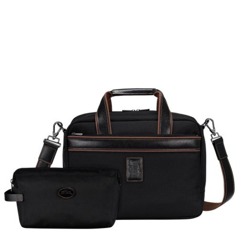 Longchamp Boxford Travel bag Black | KAQIGFO-71